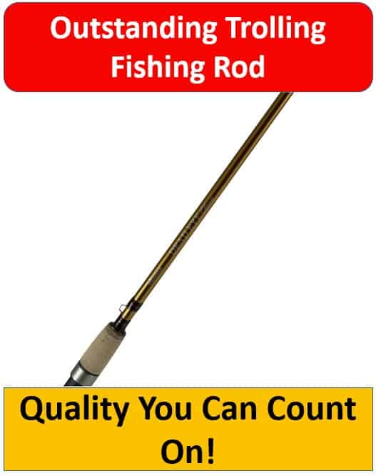 Okuma walleye trolling fishing rod
